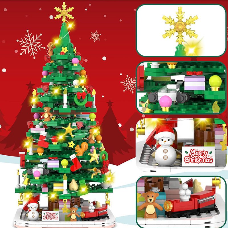 Calendario de Adviento navideño de 1102 piezas para recuerdos festivos creativos