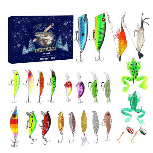 Calendario de adviento para aficionados a la pesca - Caja de Navidad