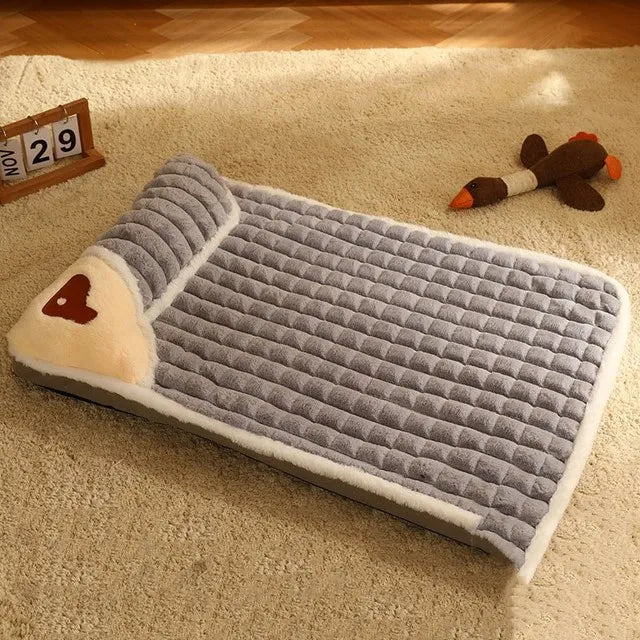 Cama colchoneta de invierno para perros – Sofá cálido de felpa para perros pequeños y medianos
