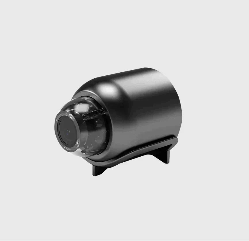 Cámara IP WiFi ultra pequeña | 1080p Full-HD | Lente gran angular de 120° | Visión nocturna por infrarrojos y sensor de movimiento | Audio bidireccional | Acceso remoto global