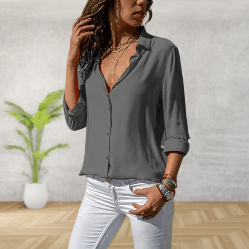 Camisa abotonada para mujer