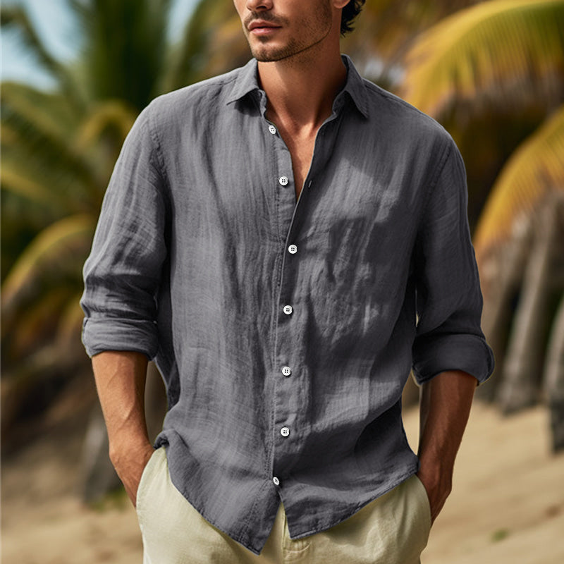 Camisa casual de hombre con botones