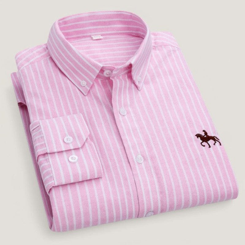 Camisa clásica de manga larga para hombre
