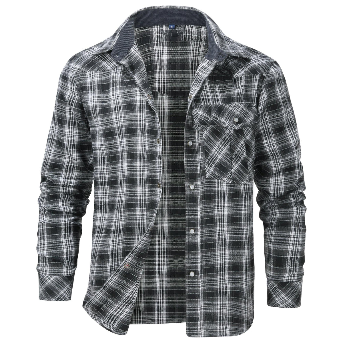 Camisa de franela para hombre con diseño cómodo