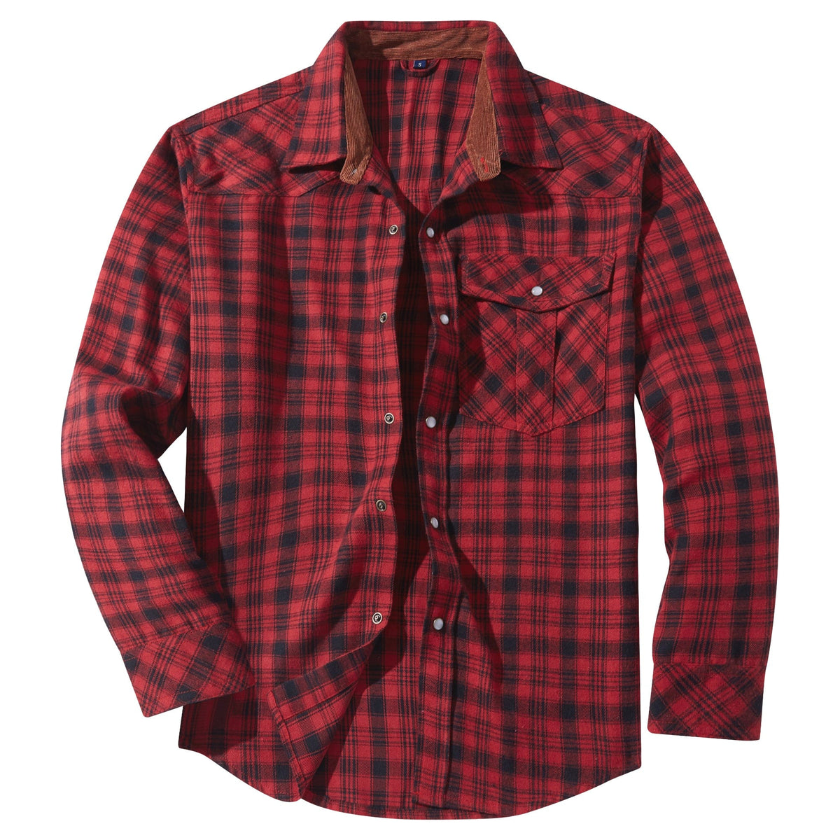 Camisa de franela para hombre con diseño cómodo