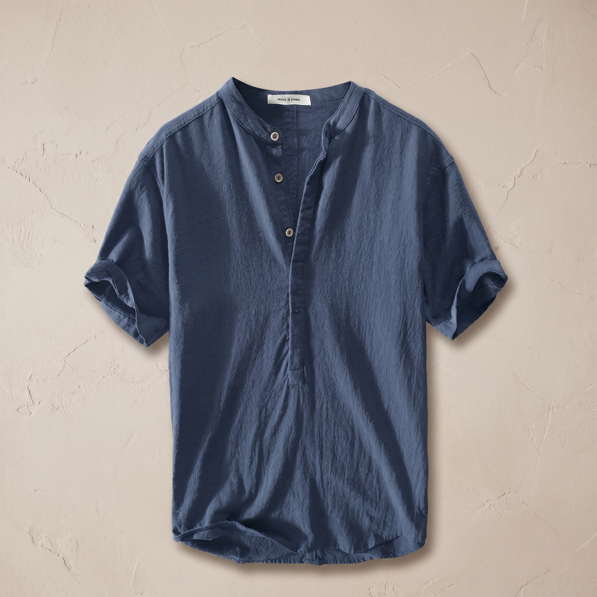 Camisa de hombre en mezcla de lino y algodón | Ligera, transpirable y casual