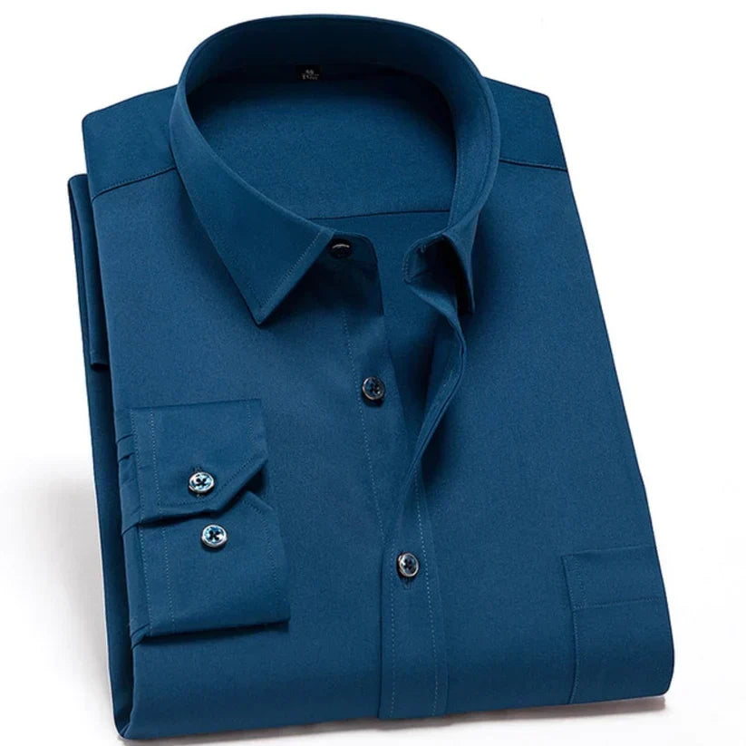 Camisa para Hombre Antiarrugas y Elástica para Mayor Comodidad
