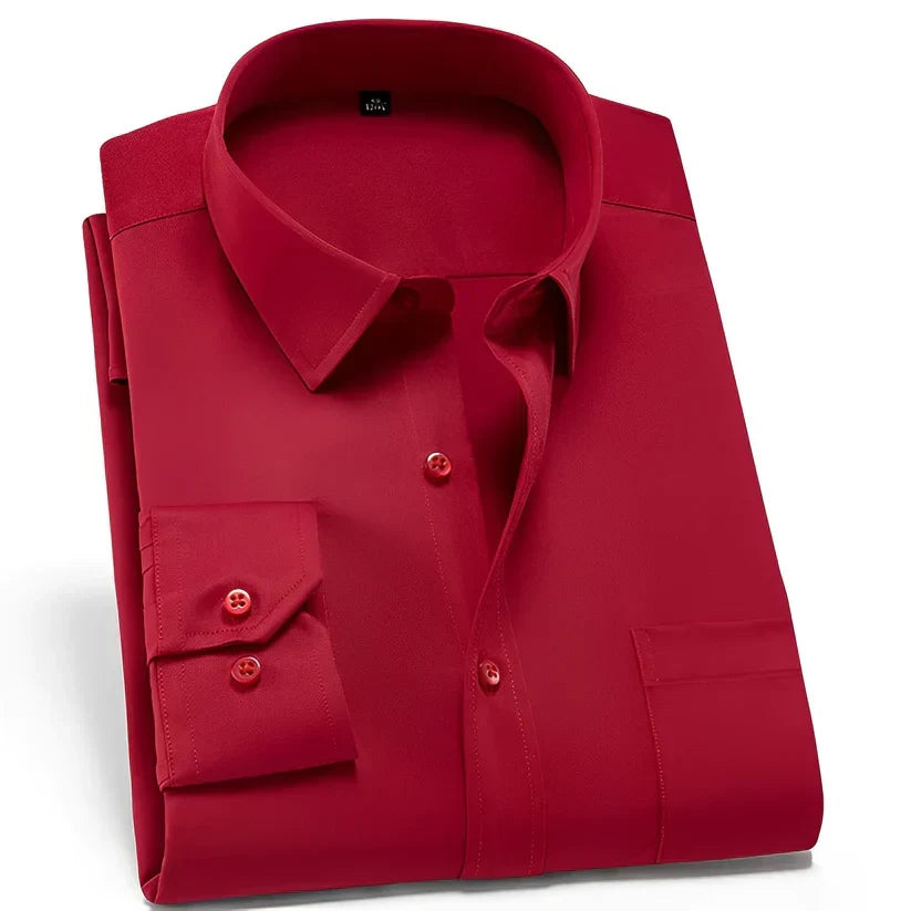 Camisa para Hombre Antiarrugas y Elástica para Mayor Comodidad