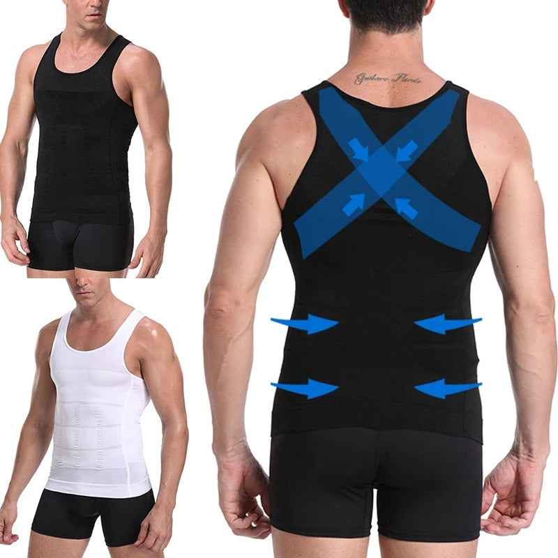 Camiseta interior moldeadora para enderezar la espalda y ganar confianza