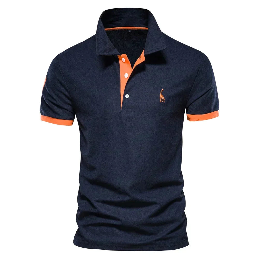 Camiseta Polo de Algodón para Hombre con Diseño Clásico