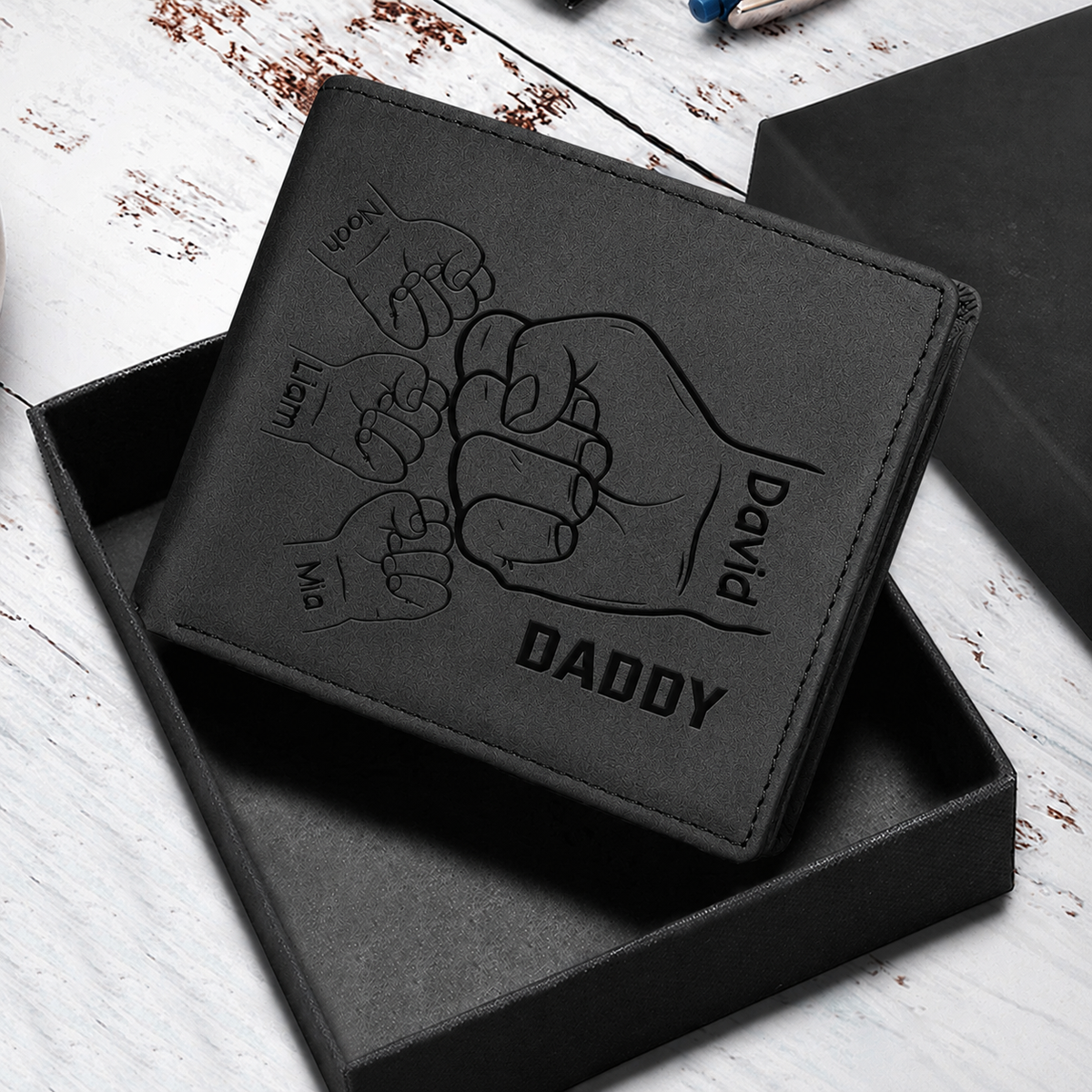 Cartera para hombre grabada – un recuerdo especial que siempre llevará consigo
