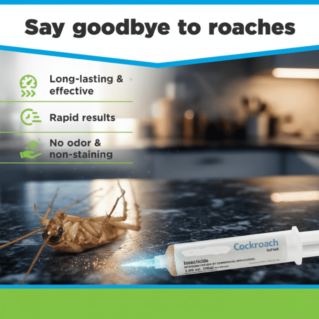 Cebo en gel para cucarachas para un uso eficaz en interiores y exteriores