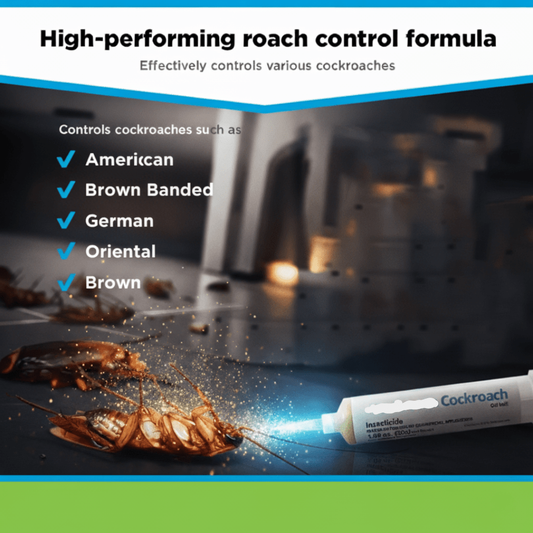 Cebo en gel para cucarachas para un uso eficaz en interiores y exteriores
