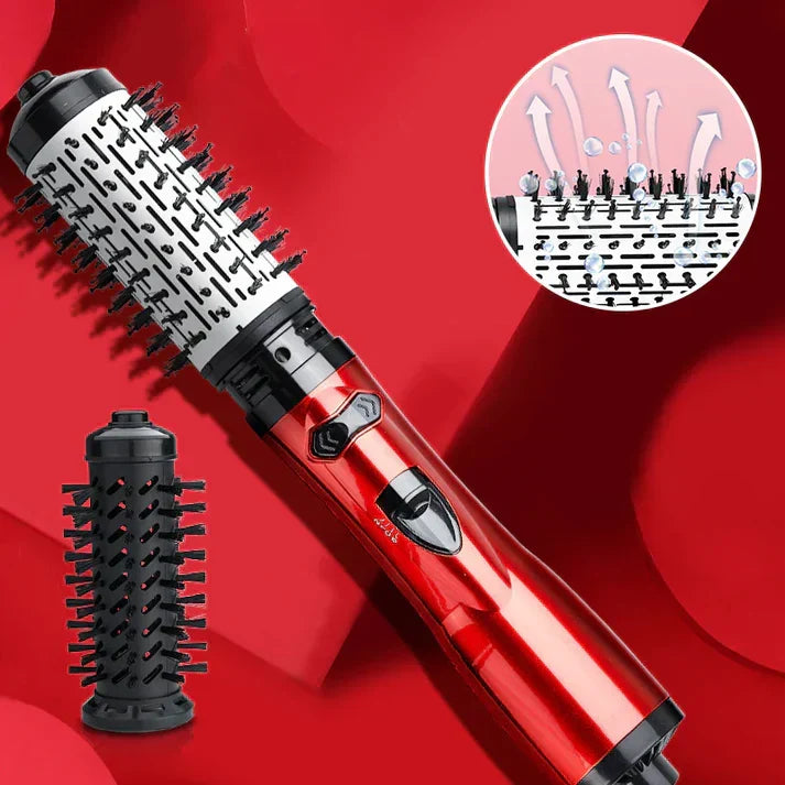 Cepillo de aire caliente 3 en 1 para un cabello perfecto y lleno de volumen