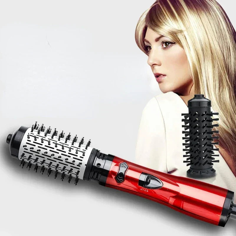 Cepillo de aire caliente 3 en 1 para un cabello perfecto y lleno de volumen