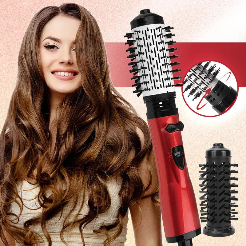 Cepillo de aire caliente 3 en 1 para un cabello perfecto y lleno de volumen