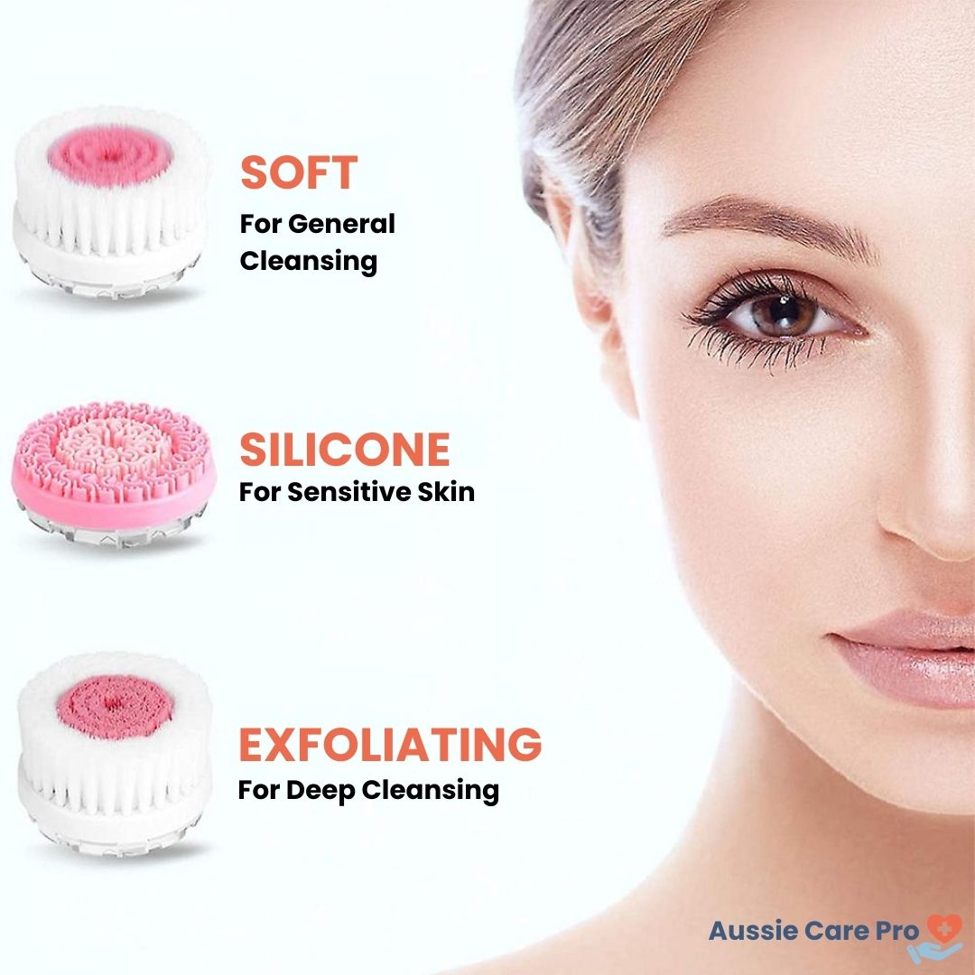 Cepillo de limpieza facial – Dispositivo de cuidado facial para limpieza profunda de poros y reafirmación de la piel