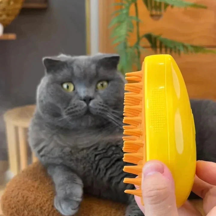 Cepillo para Mascotas con Vaporizador Nano Mist: Eliminación Eficaz del Pelo y Masaje