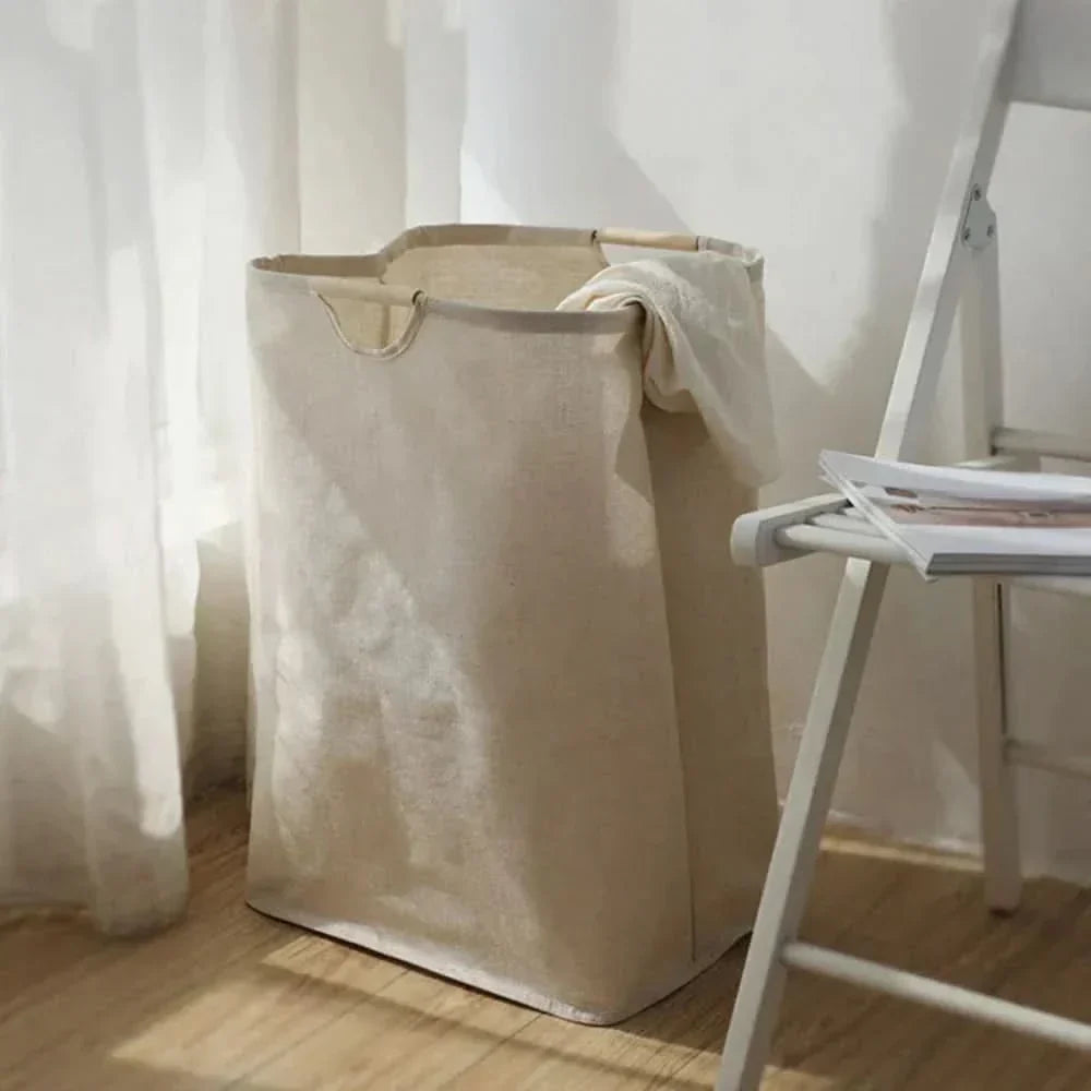 Cesta para la ropa sucia plegable (estilo japonés)