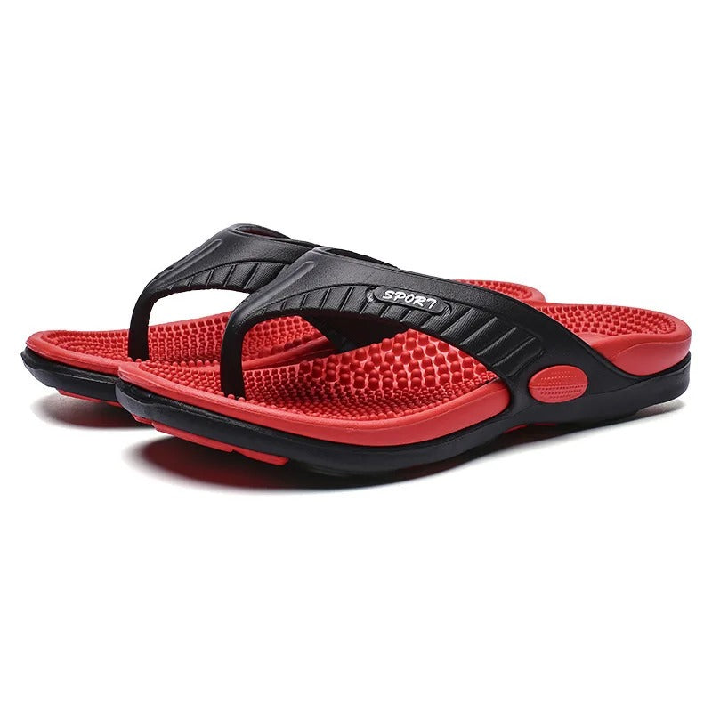 Chancletas de playa masajeadoras y transpirables para hombre