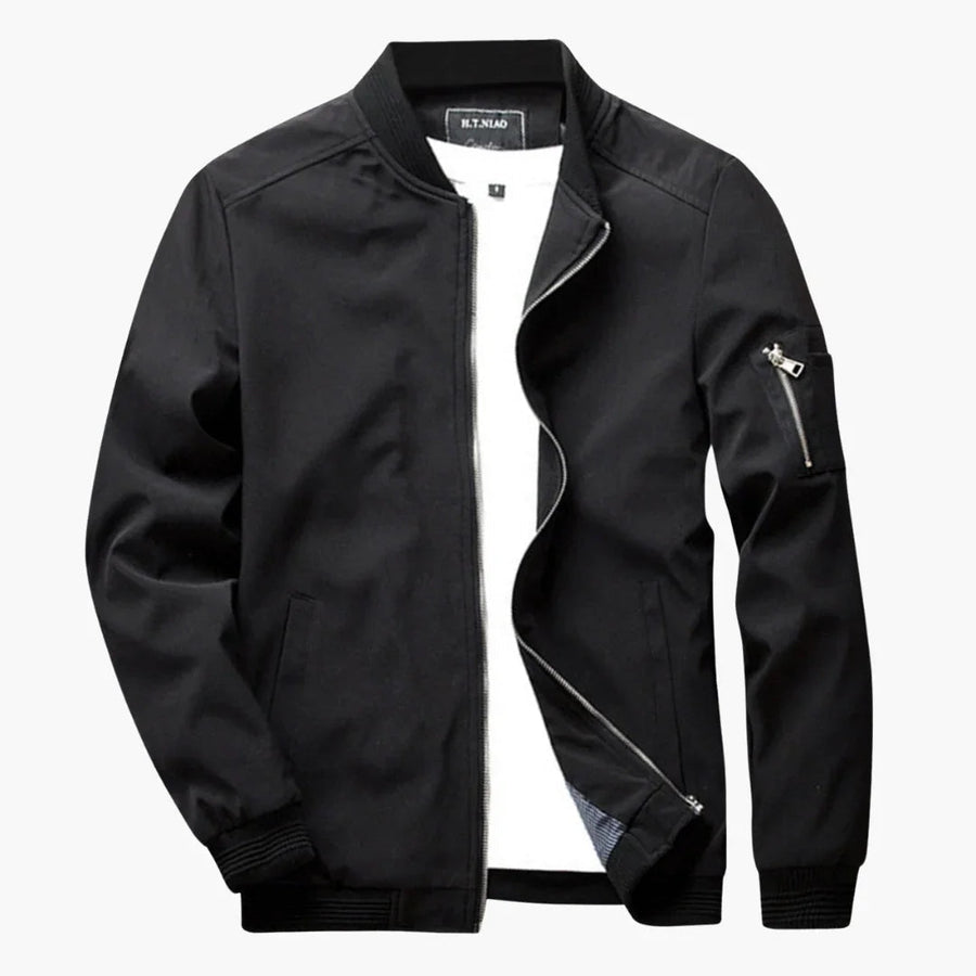 Chaqueta bomber ligera ajustada para hombre para primavera y verano