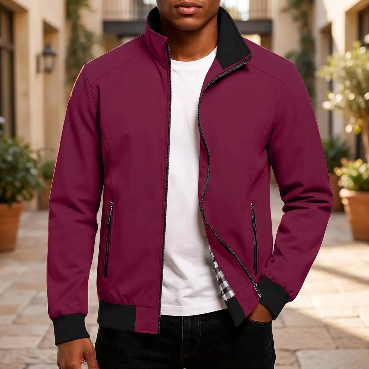 Chaqueta bomber para hombre