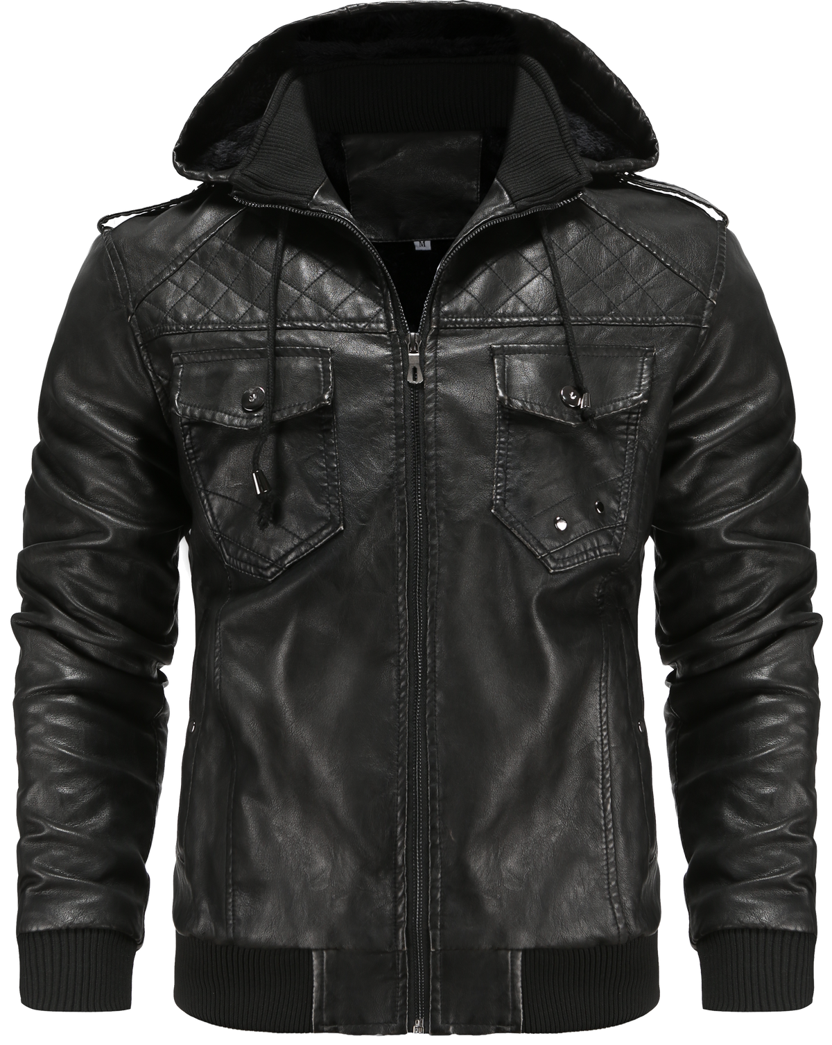 Chaqueta bomber para hombre con capucha