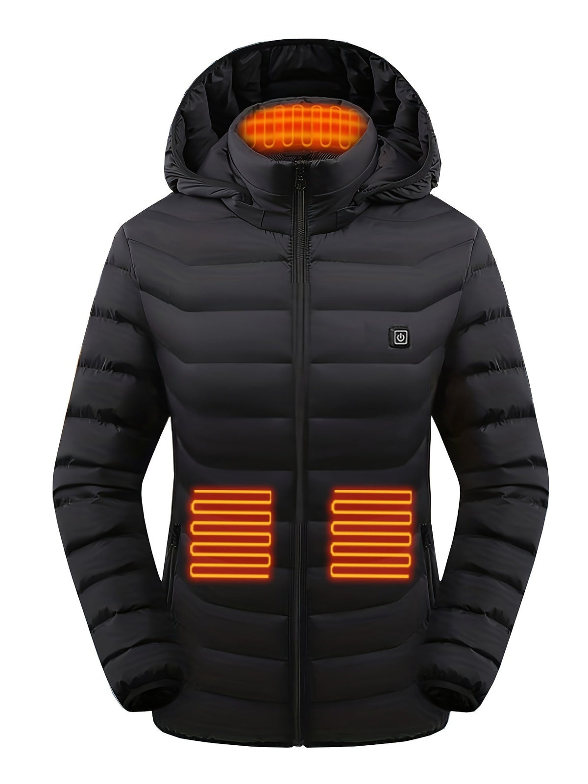 Chaqueta calefactable para mujer: ligera y recargable por USB