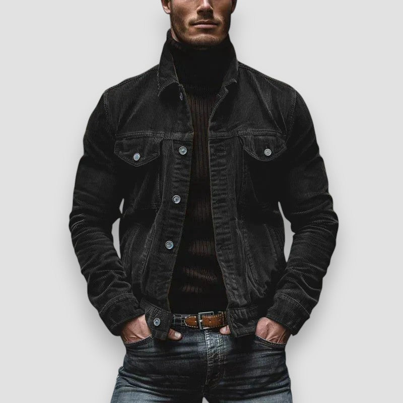 Chaqueta casual para hombre con botones