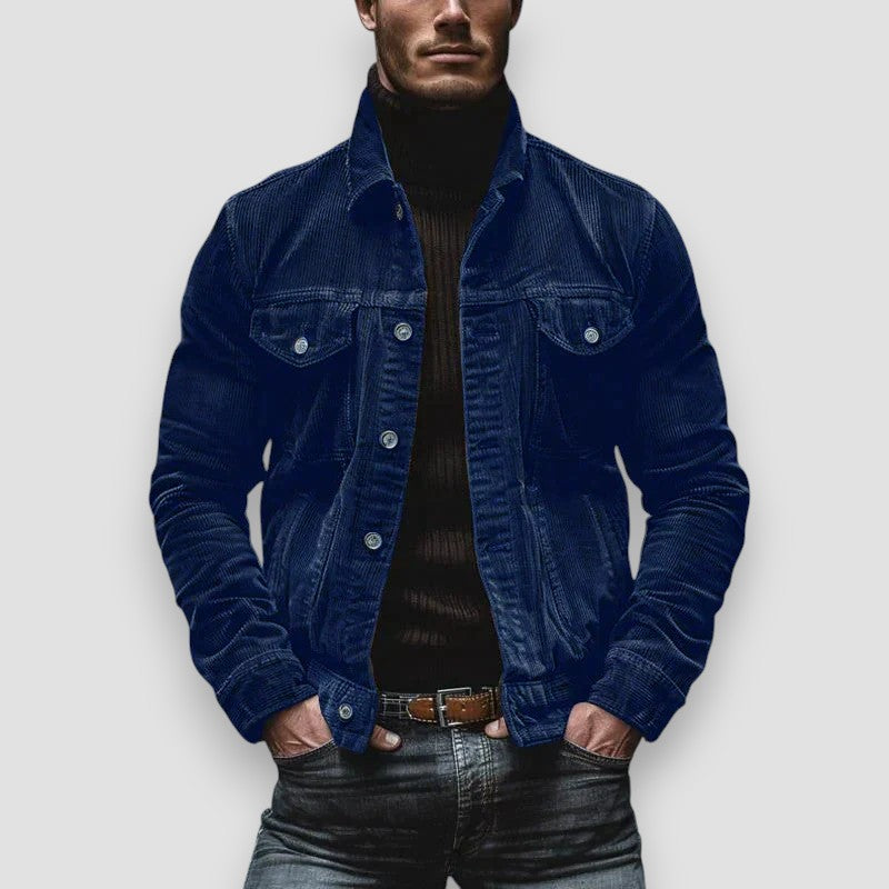 Chaqueta casual para hombre con botones