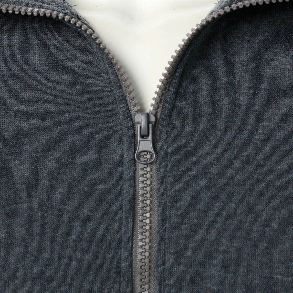 Chaqueta casual para hombre con cuello alto y cremallera