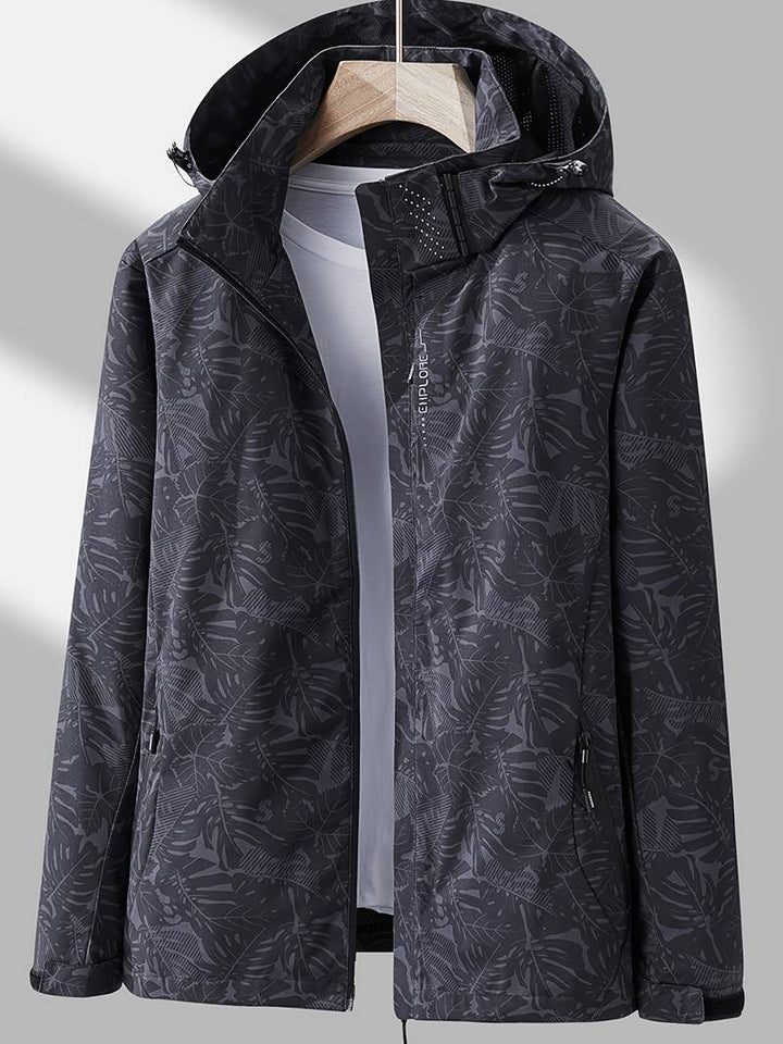 Chaqueta con capucha impermeable y cortavientos para mujer - Elegante y ligera