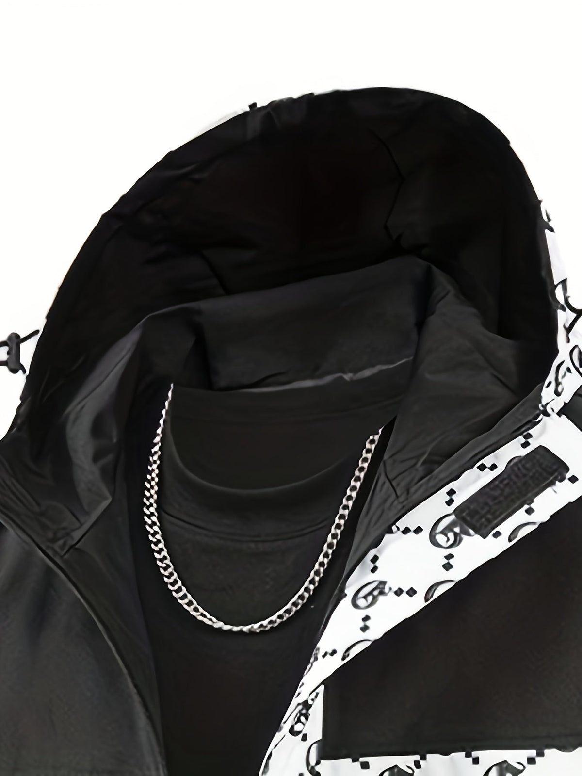 Chaqueta con capucha para hombre | Corte regular | Cortavientos con cremallera | Estilo casual para exterior