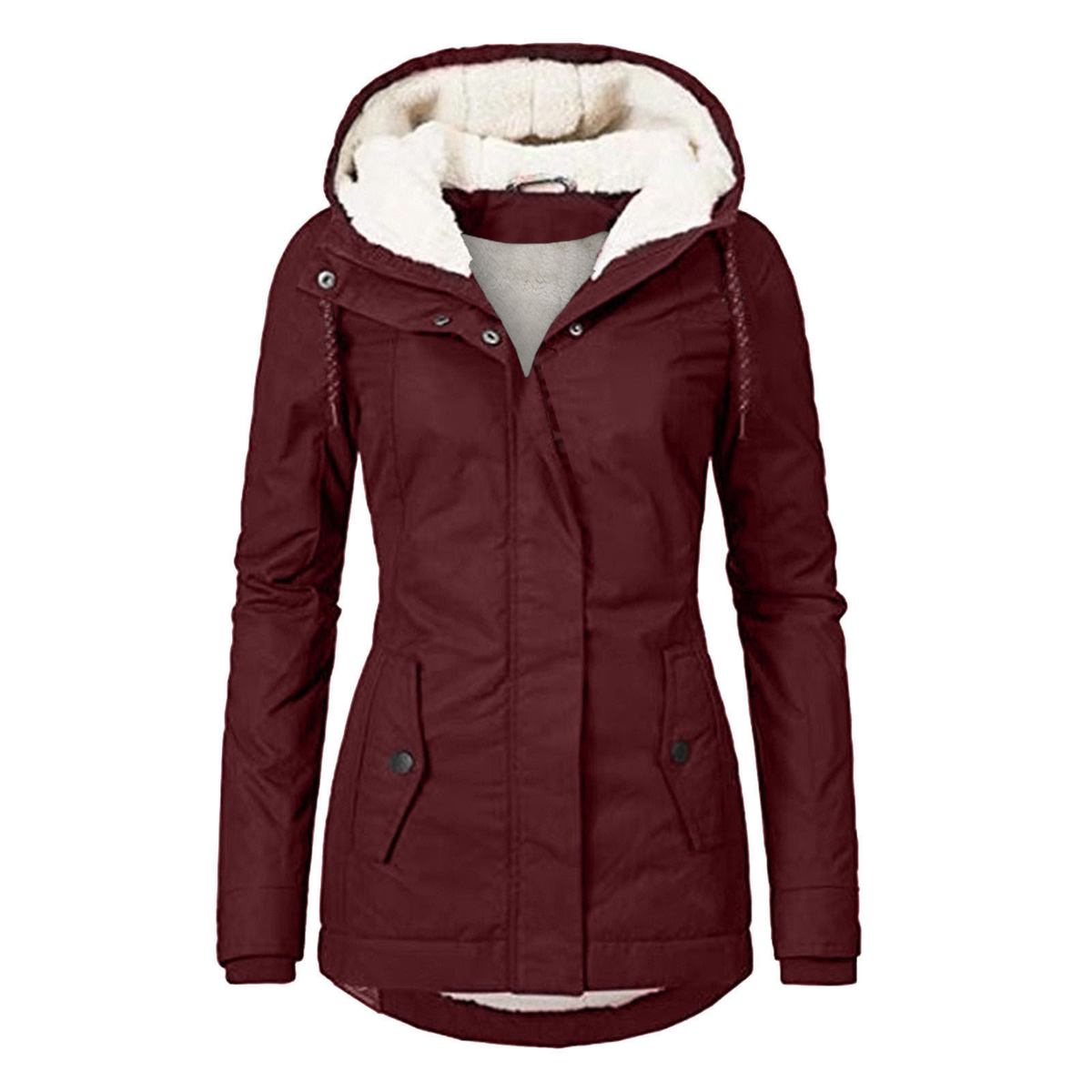 Chaqueta con capucha y forro interior