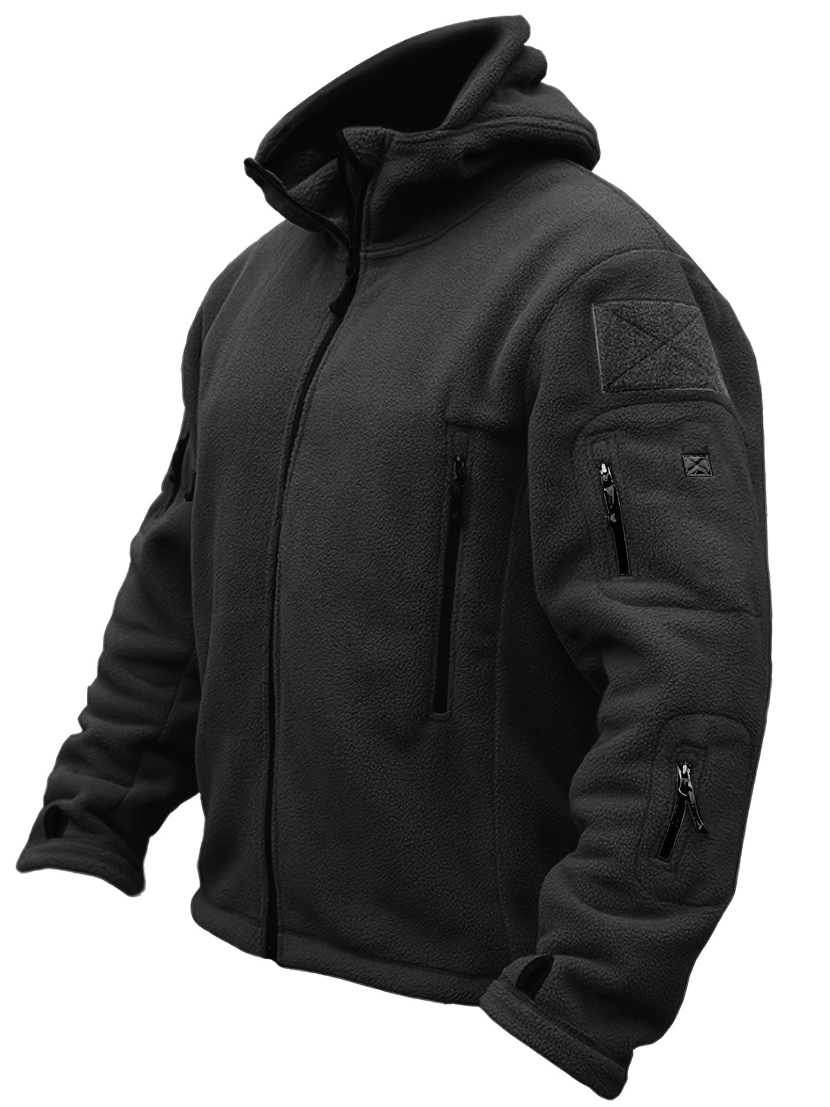 Chaqueta de forro polar cortavientos para hombre