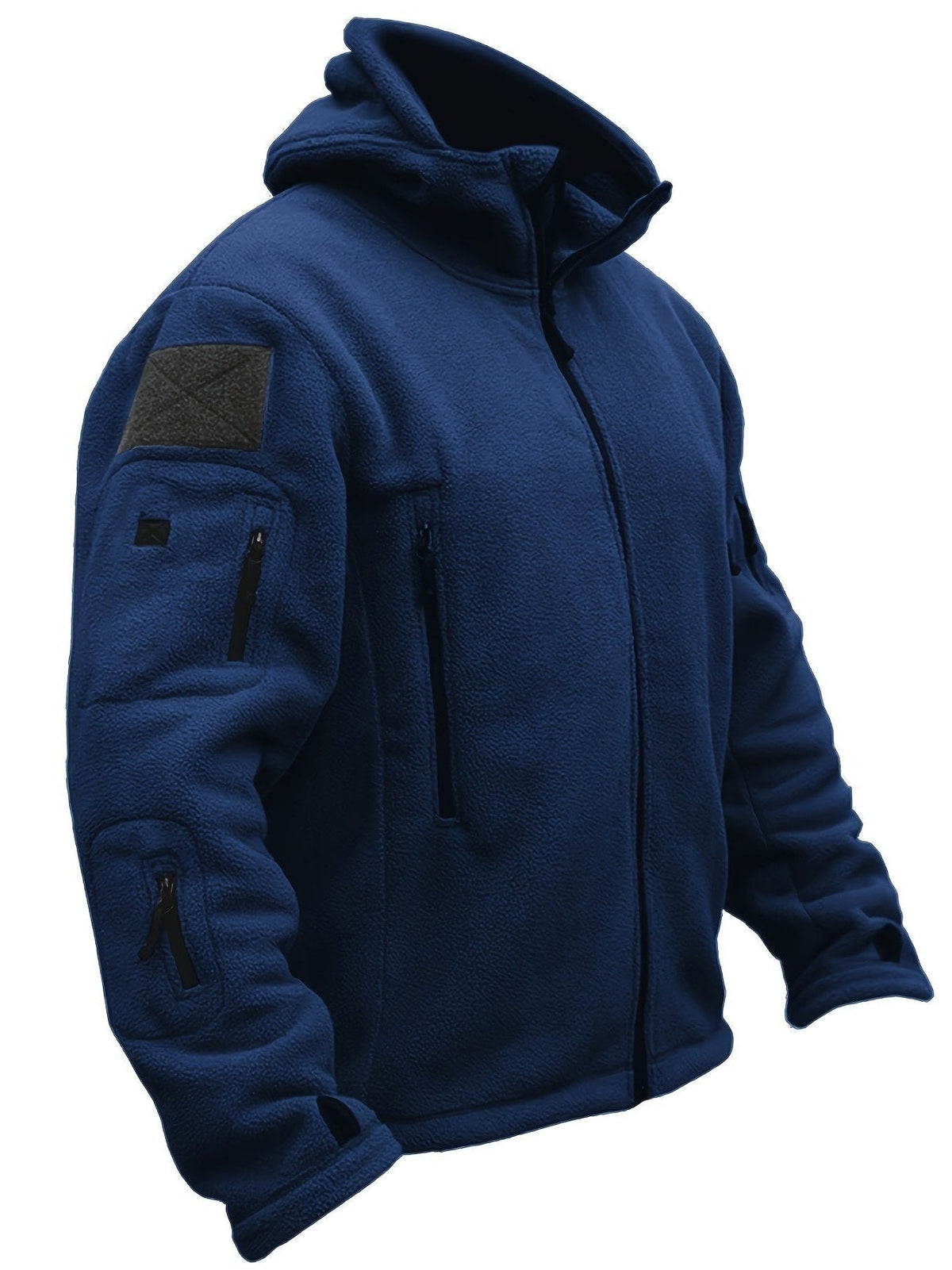 Chaqueta de forro polar cortavientos para hombre
