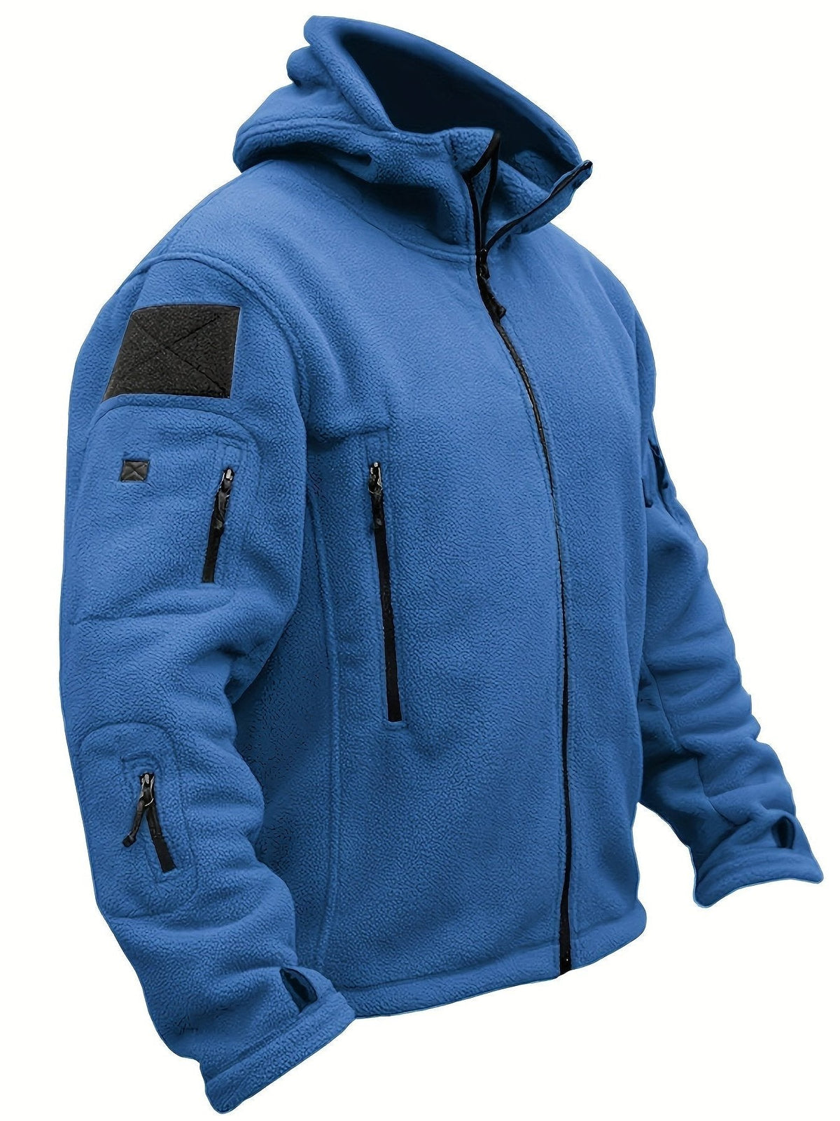 Chaqueta de forro polar cortavientos para hombre