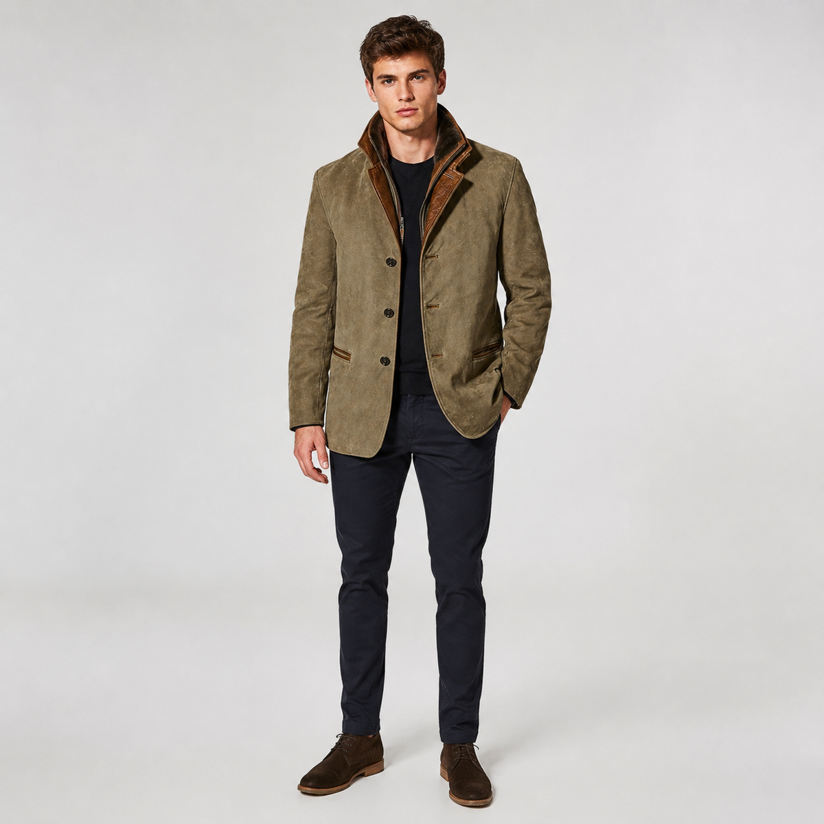 Chaqueta de hombre de estilo atemporal