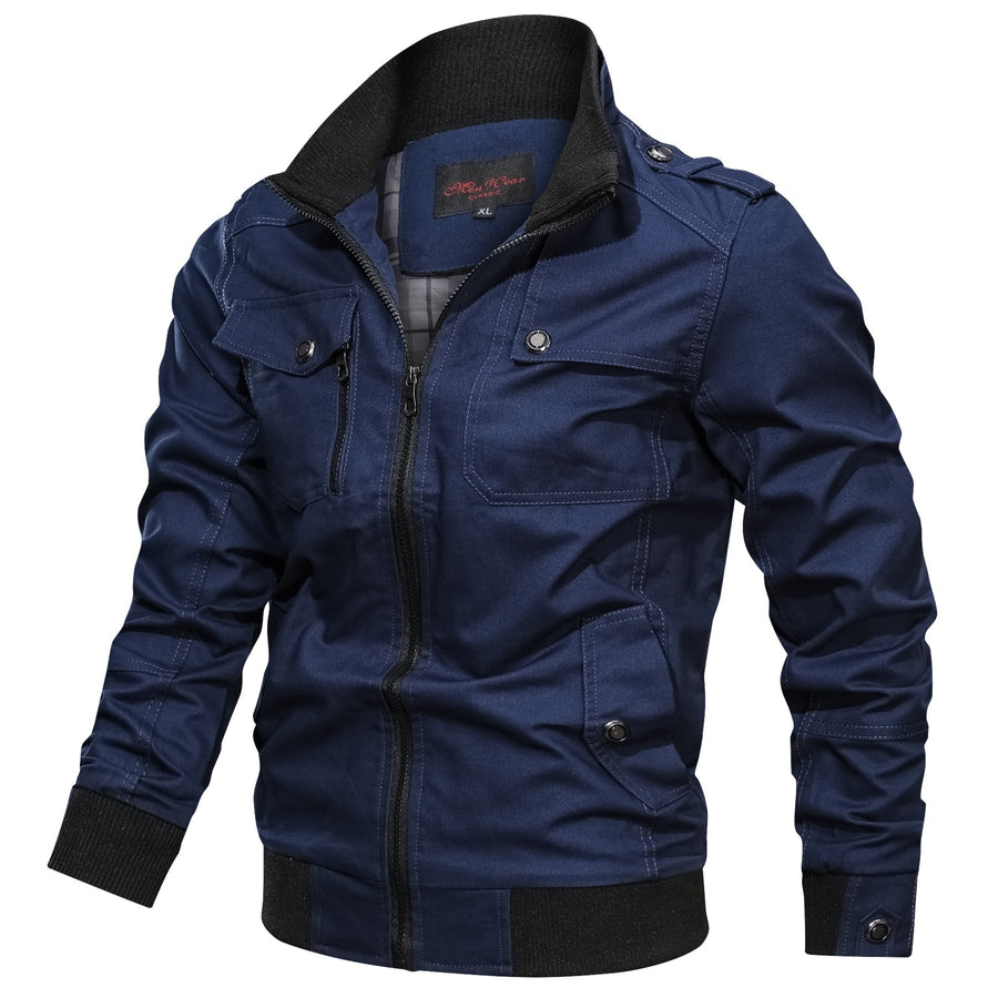 Chaqueta de invierno militar para hombre - Una chaqueta cortavientos