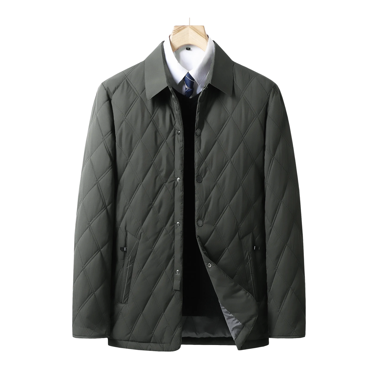 Chaqueta elegante e impermeable para hombre