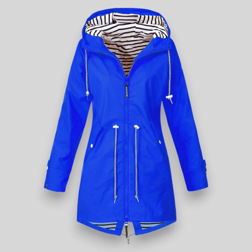 Chaqueta impermeable elegante para mujer