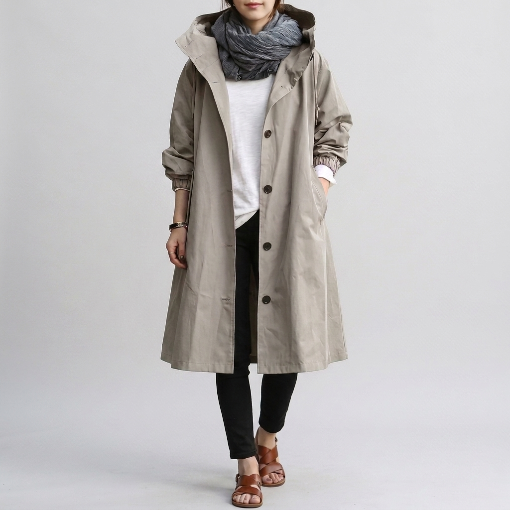 Chaqueta impermeable para mujer – Ropa de lluvia moderna para días lluviosos