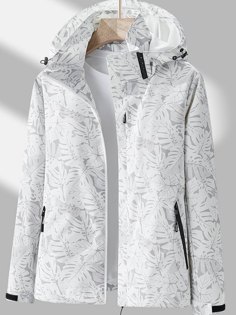 Chaqueta impermeable y cortavientos para mujer con capucha: elegante y ligera