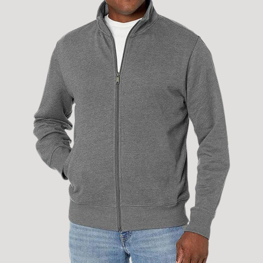 Chaqueta ligera casual de primavera con cremallera para hombre