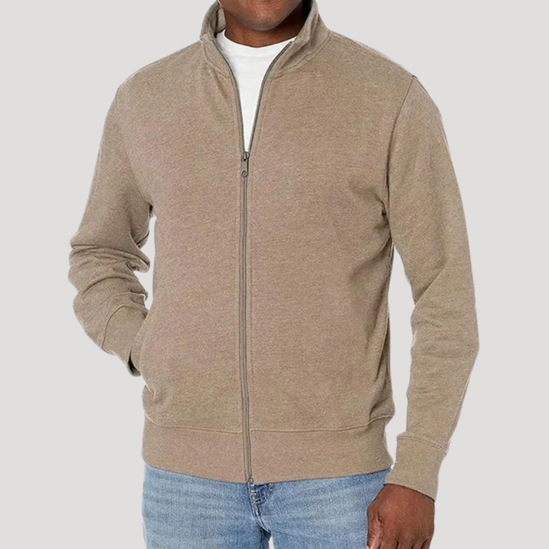 Chaqueta ligera casual de primavera con cremallera para hombre