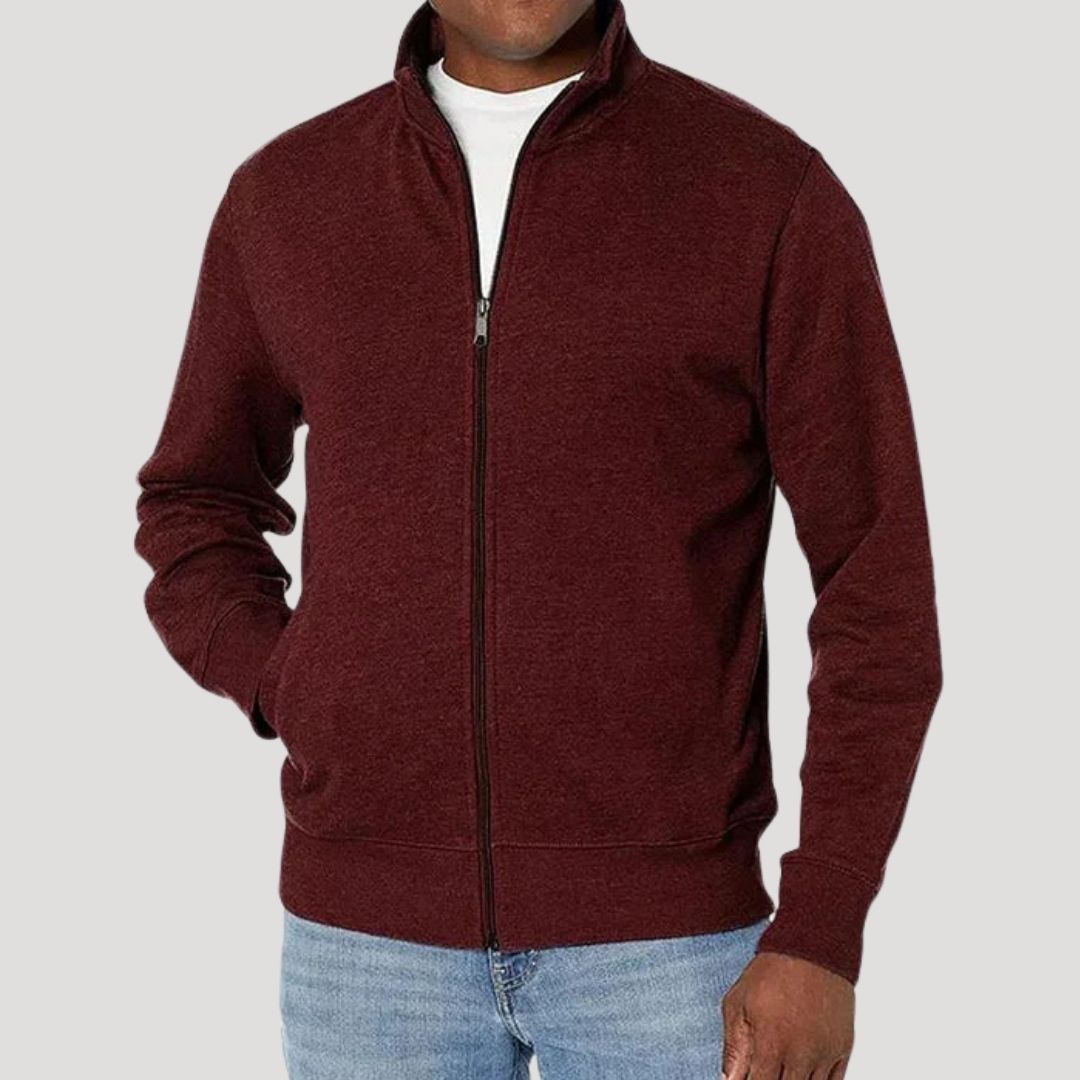 Chaqueta ligera casual de primavera con cremallera para hombre