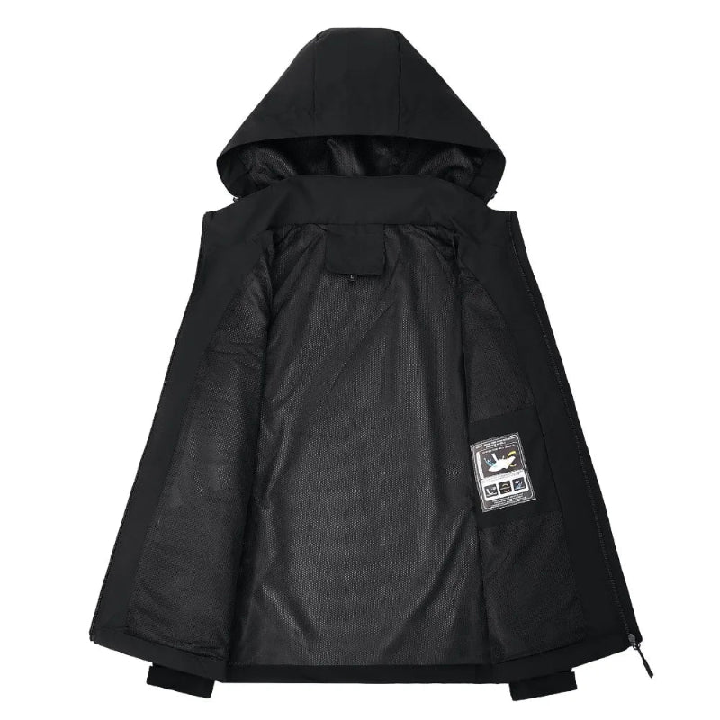 Chaqueta ligera con capucha para hombre