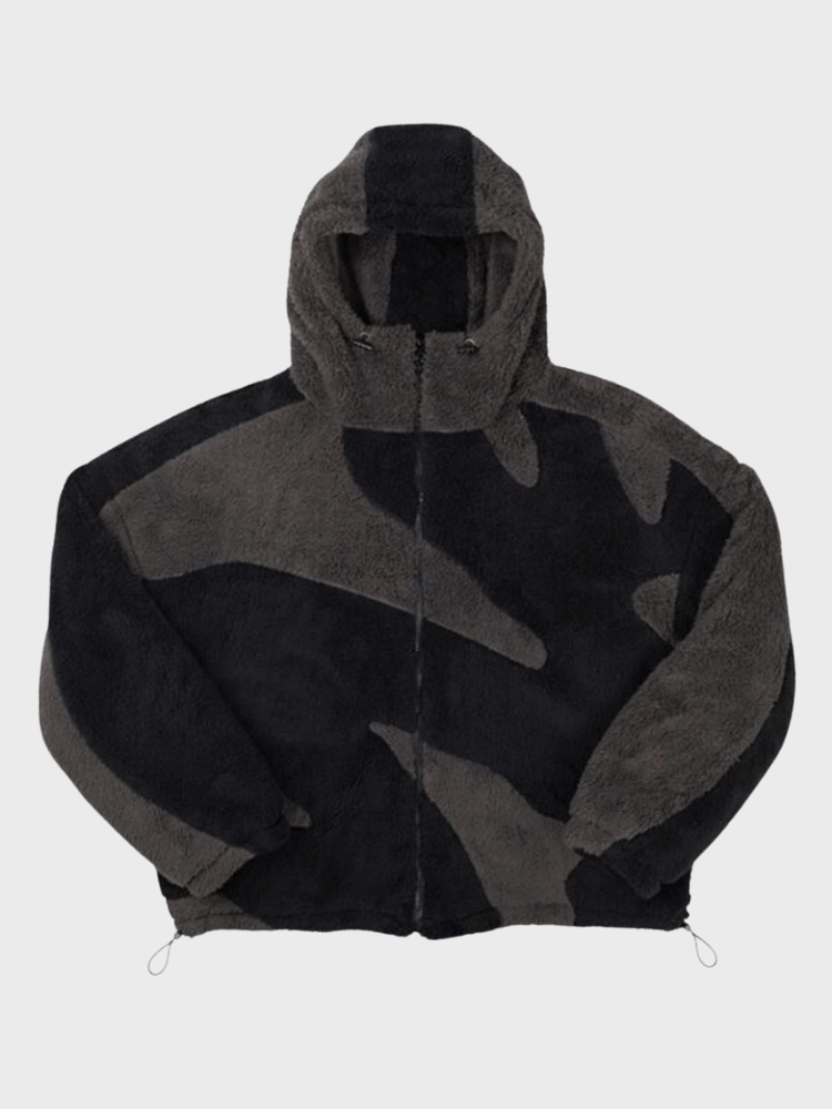 Chaqueta Oversize con Cremallera Completa