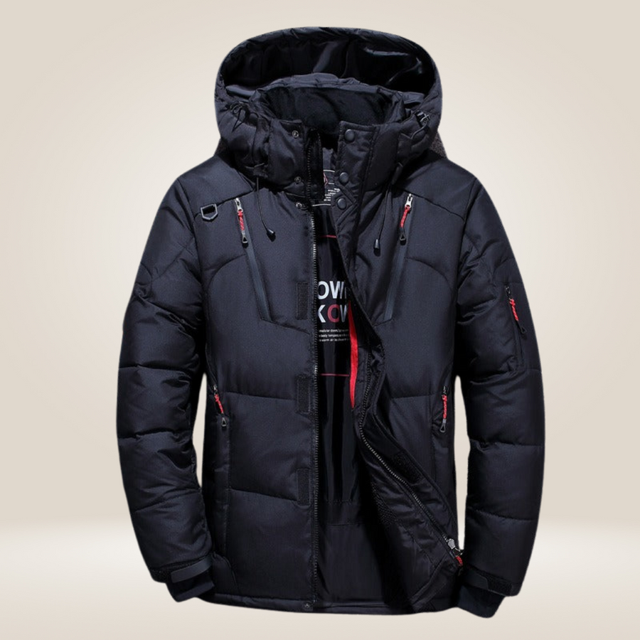 Chaqueta parka de invierno para hombre – Abrigo impermeable y cortavientos con forro polar grueso