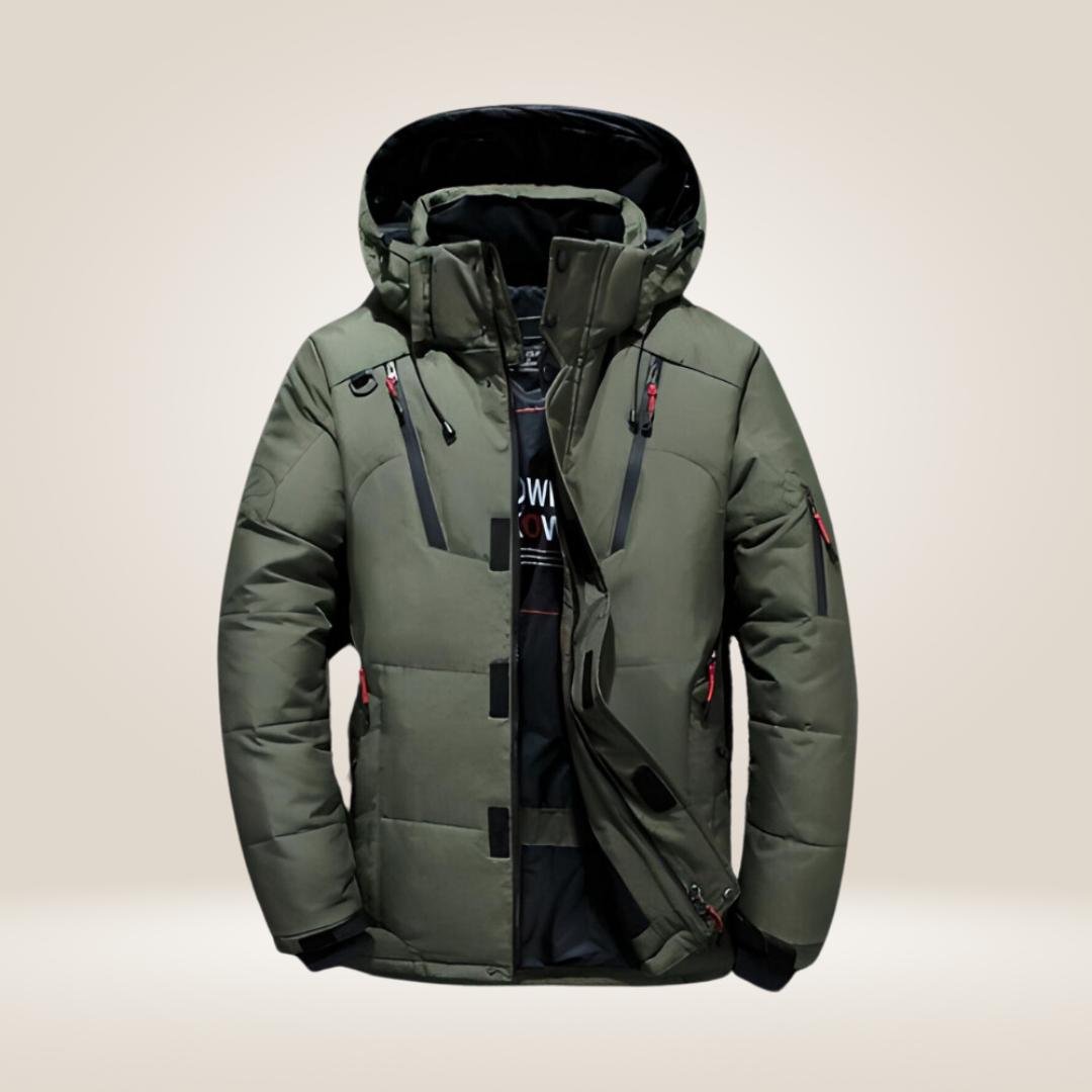 Chaqueta parka de invierno para hombre – Abrigo impermeable y cortavientos con forro polar grueso